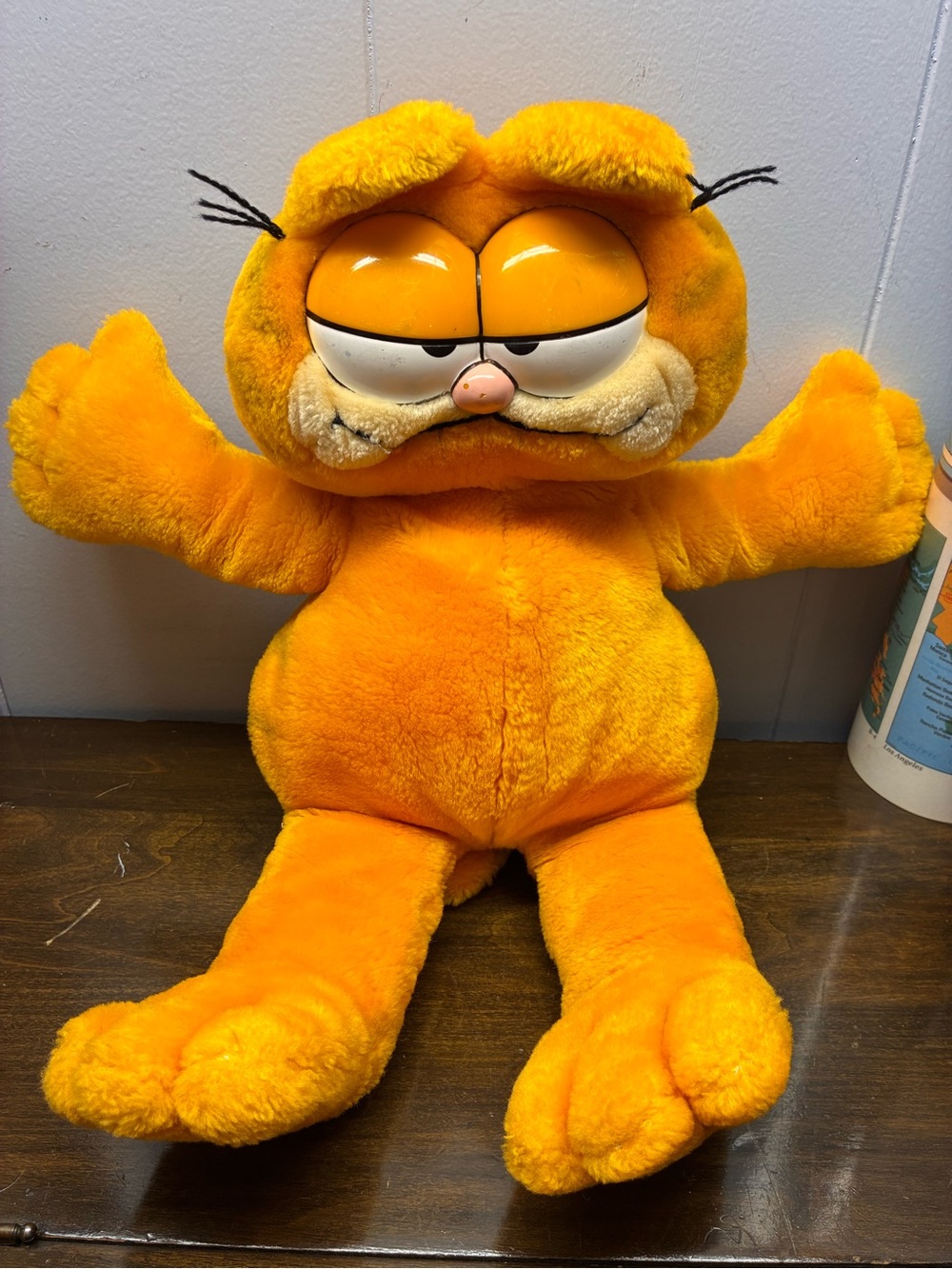Vtg Garfield Plush Cat Toy - Dankin 1978/1981